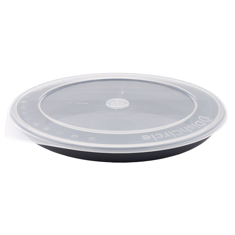 Menu plate with flat lid - set of 20